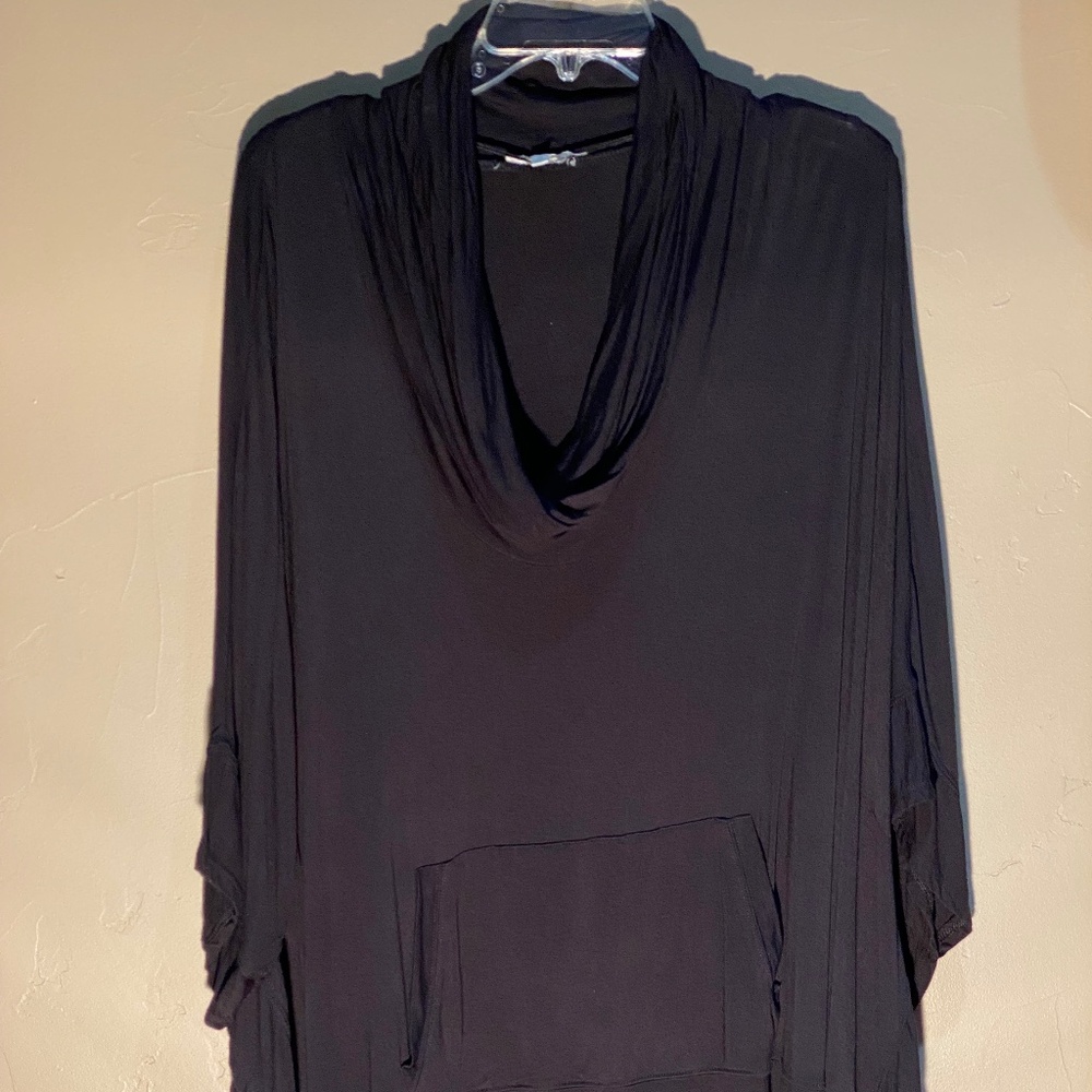 pullover with batwing sleeves